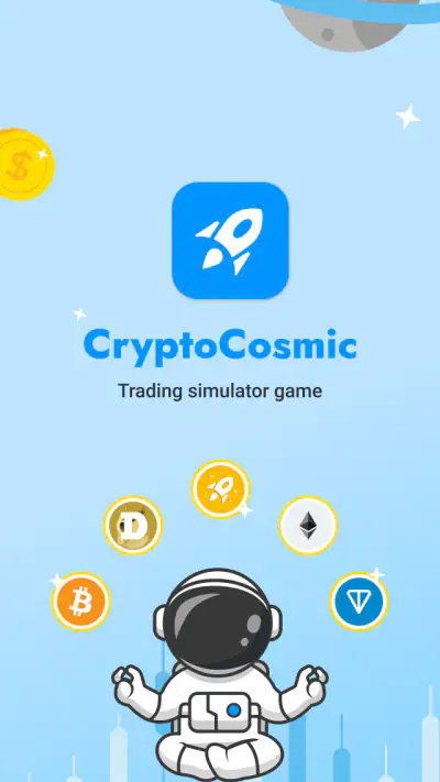 CryptoCosmic Trading Simulator screenshot 1