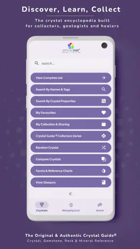 Crystal Guide® Pocket Edition screenshot 1