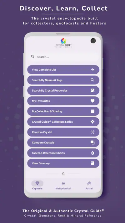 Crystal Guide® Pocket Edition screenshot 1
