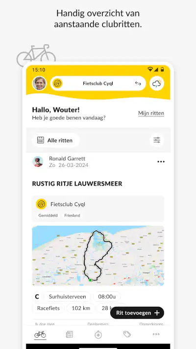 Cyql - connects cyclists screenshot 1