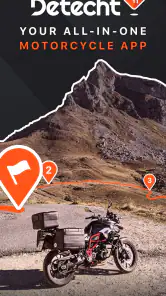 Detecht - Motorcycle App & GPS screenshot