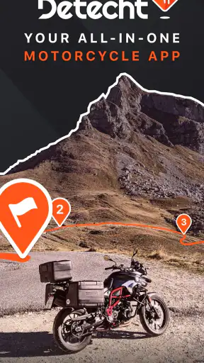 Detecht - Motorcycle App & GPS screenshot 1