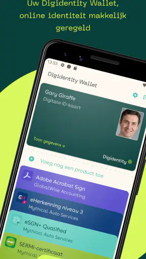 Digidentity Wallet screenshot 1