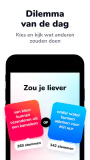 Dilemmaly - Zou je liever? screenshot 4