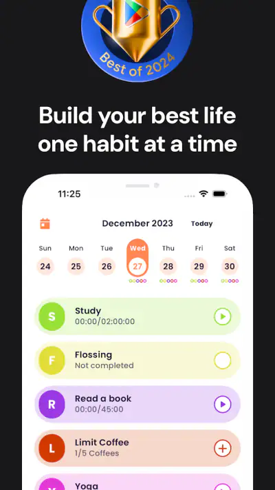 Disciplined - Gewoonte Tracker screenshot 1