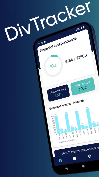 Dividend Tracker: Stock Market screenshot 1