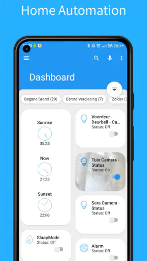 Domoticz screenshot 1