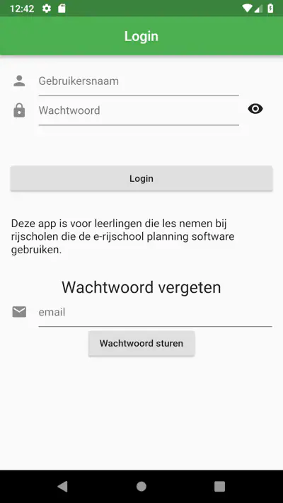 e-rijschool Mobile screenshot 1
