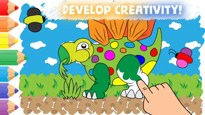 Easy coloring pages for kids screenshot 1