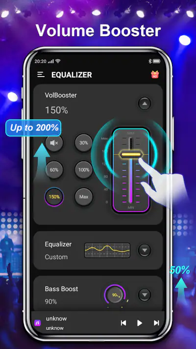 Equalizer & Geluidsverbeteraar screenshot 1