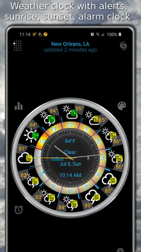 eWeather HDF - weather app screenshot 1