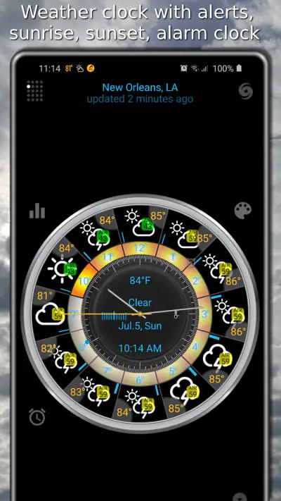 eWeather HDF - weather app screenshot 1