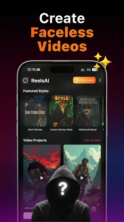 Faceless Reels - AutoAIReel screenshot 1