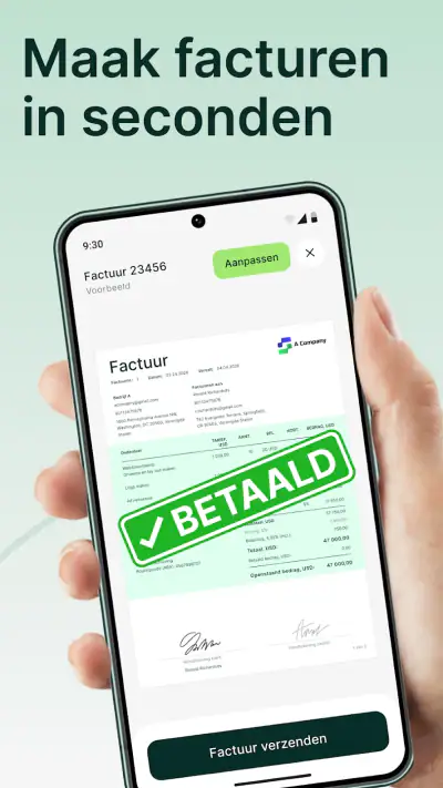 Factuur Maker: Facturatie App screenshot 1