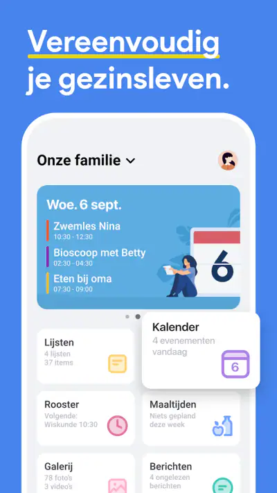 FamilyWall - Gezinsplanner screenshot 1