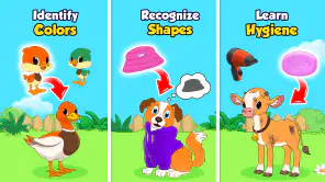 Farm animal games for kids 2-5 screenshot 1