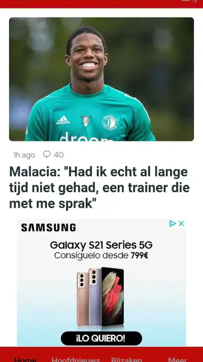 Feyenoord Nieuws - FR12.nl screenshot 1