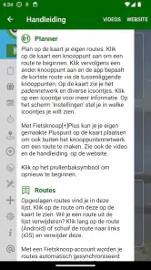 Fietsknoop fietsen en wandelen screenshot