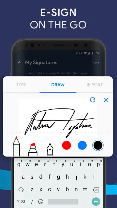 Fill and Sign Easy PDF Editor screenshot 1
