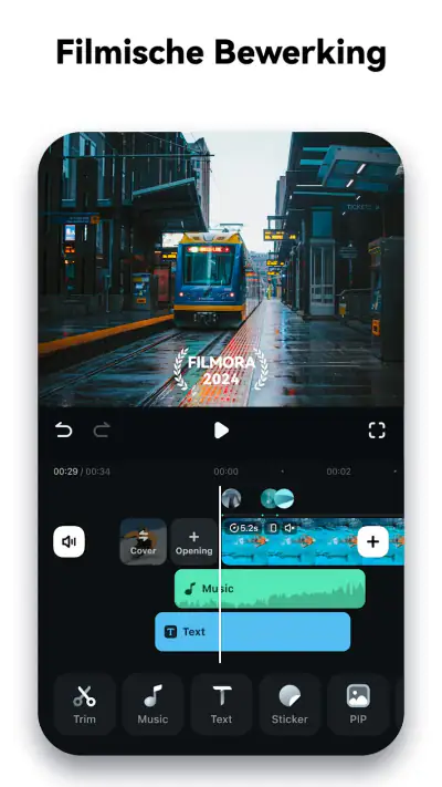 Filmora：AI Video Editor, Maker screenshot 1