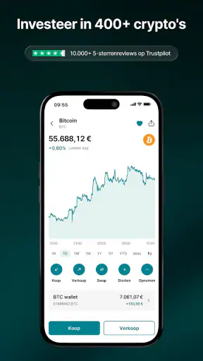 Finst | Crypto investeren screenshot 1
