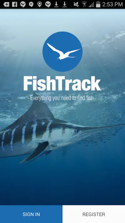 FishTrack - Fishing Charts screenshot 1