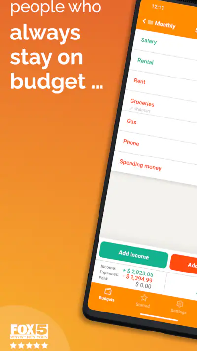 Fudget: Monthly Budget Planner screenshot 1