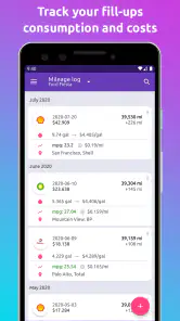 Fuelio: brandstof en kosten screenshot