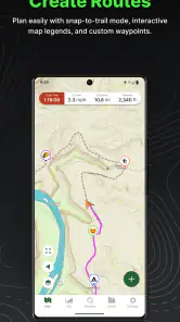 Gaia GPS (Topografische) screenshot