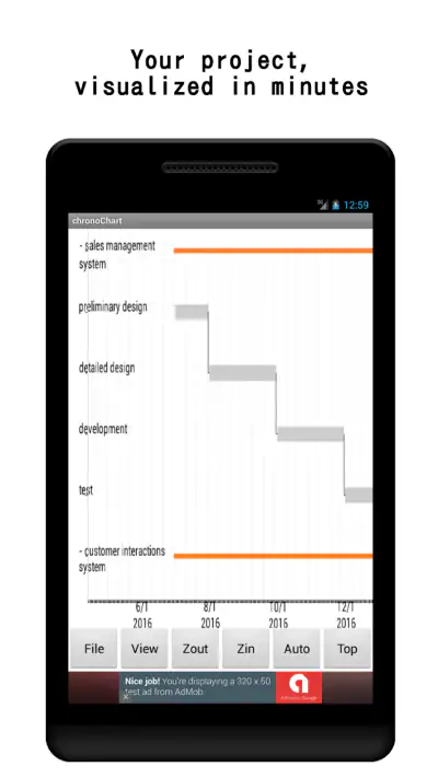 Gantt Chart – WBS Planner screenshot 1