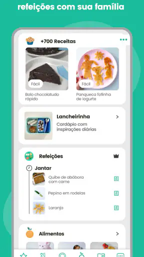 Garfinho: Alimentação infantil screenshot 1