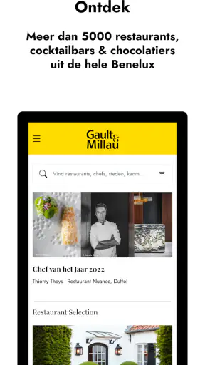 Gault&Millau Benelux screenshot 1