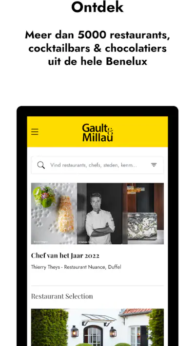 Gault&Millau Benelux screenshot 1
