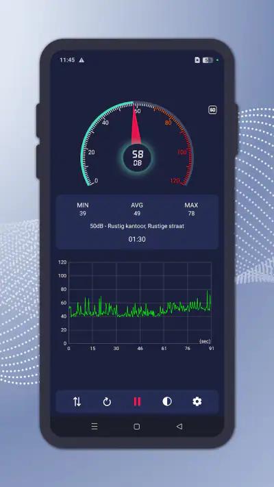 Geluidsmeter screenshot 1