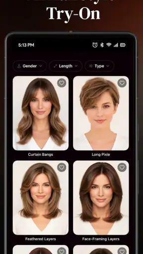Get The Look: Hairstyle Try On screenshot 1