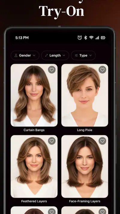 Get The Look: Hairstyle Try On screenshot 1