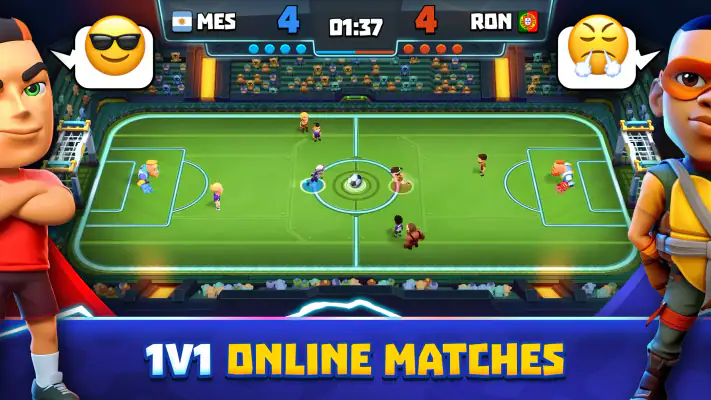Goal Battle: PvP Football Game screenshot 1