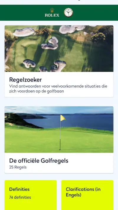 Golfregels 2023 screenshot 1