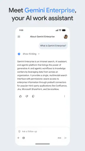 Google Gemini Enterprise screenshot 1