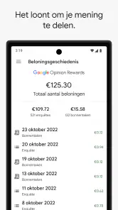 Google Opinion Rewards screenshot