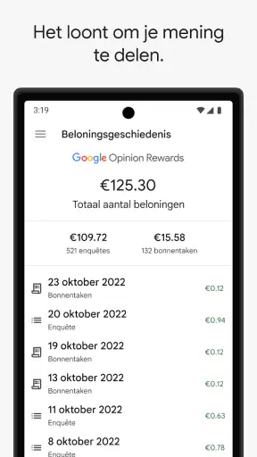 Google Opinion Rewards screenshot 1
