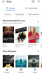 Google Play Boeken screenshot