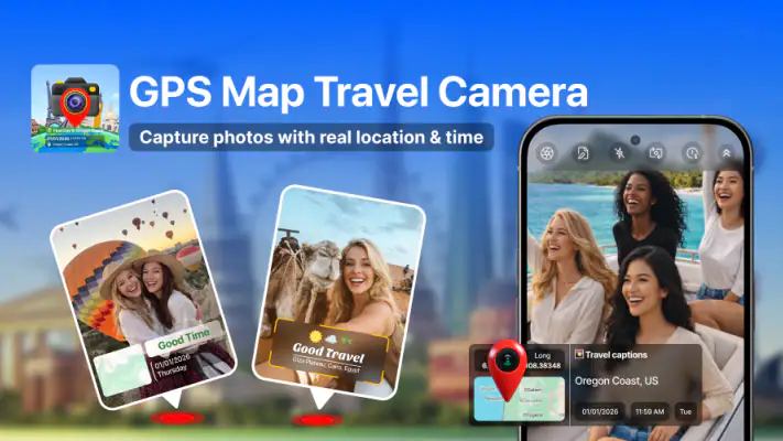 GPS Map Travel Camera screenshot 1