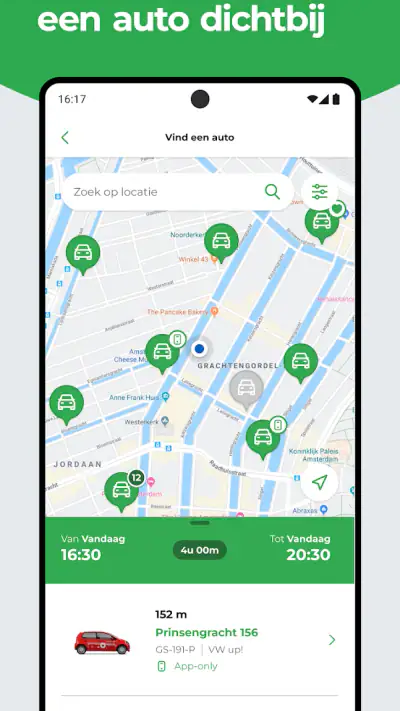 Greenwheels – Deelauto screenshot 1