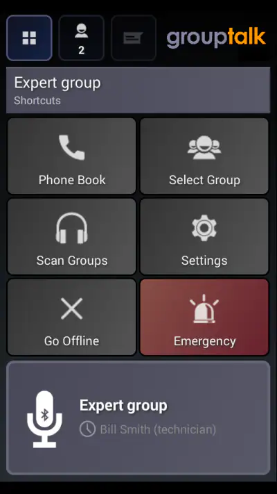 GroupTalk screenshot 1