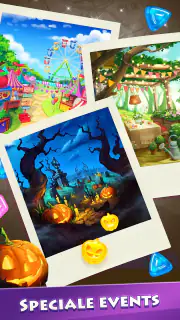 Gummy Drop: match 3 en bouw screenshot 4