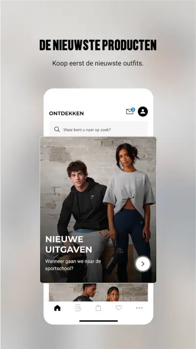 Gymshark App screenshot 1