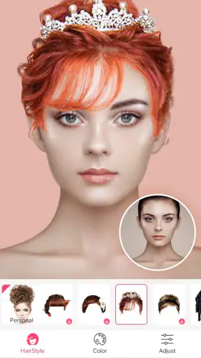 Hairstyle Changer - HairStyle screenshot 1