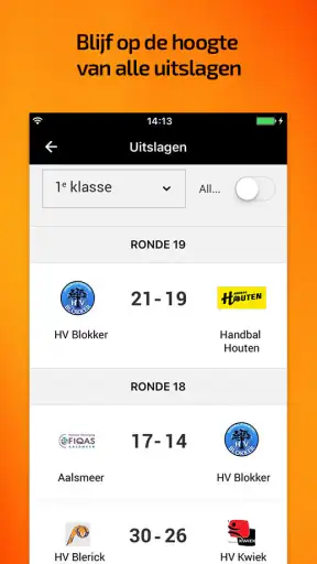 HandbalNL screenshot 1