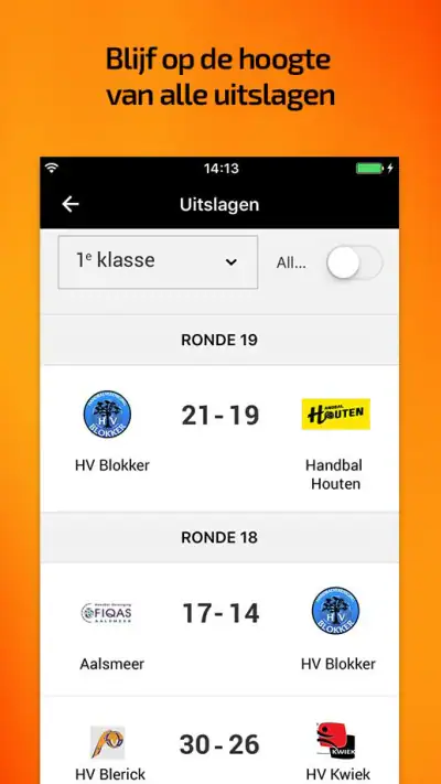 HandbalNL screenshot 1